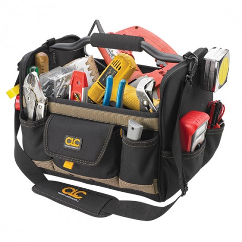 CLC 1578 21  Pocket 14 in. Open-Top SoftSide Tool Bag