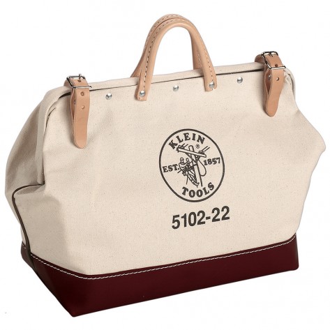 Klein 5102-22 22-in. (559 mm) Canvas Tool Bag