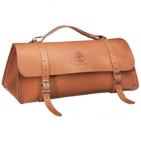 Klein 5108-24 24-in. Deluxe Leather Bag