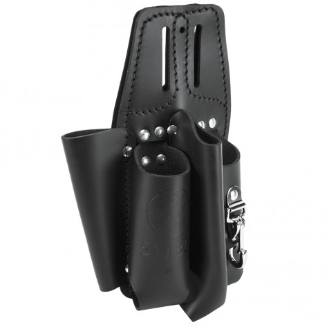 Klein 5118C Black Leather Tool Pouch for Belts