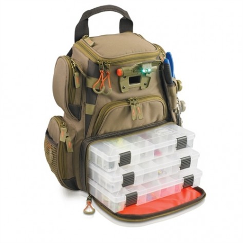 Wild River WT3503 Tackle Tek Recon - Lighted Compact Backpack w/ 4 PT3500 trays