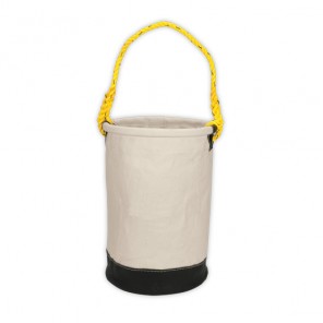 CLC 107 12 x 16 in. Leather Bottom Canvas Utility Bucket