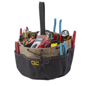 CLC 1148 22 Pocket Drawstring Bucket Bag
