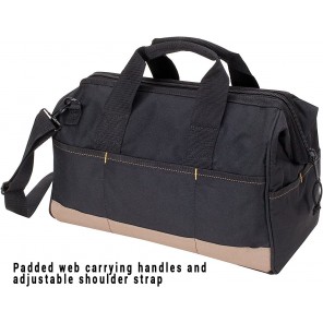 Custom LeatherCraft 1165 Large BigMouth Bag, 22 Pocket