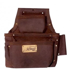 OX Tools OX-P263503 Oil Tanned Leather Fastener Bag