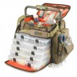 Wild River WT3702 Tackle Tek Frontier - Lighted Bar Handle Tackle Bag w/ 5 PT3700 trays